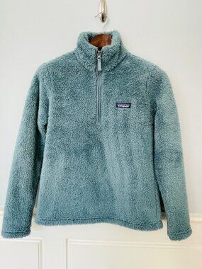 Patagonia Women's‎ Los Gatos 1/4 Zip Fleece Pullover Pigeon Blue Women's Small